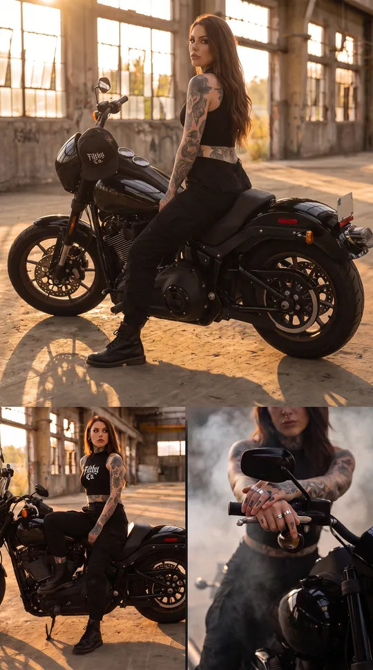 LADIES BLK GOTH