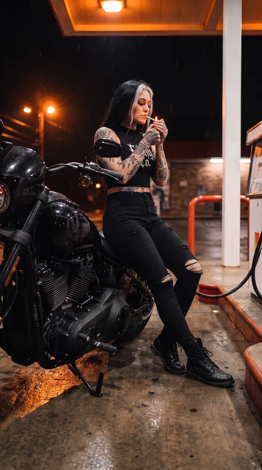 LADIES BLK GOTH